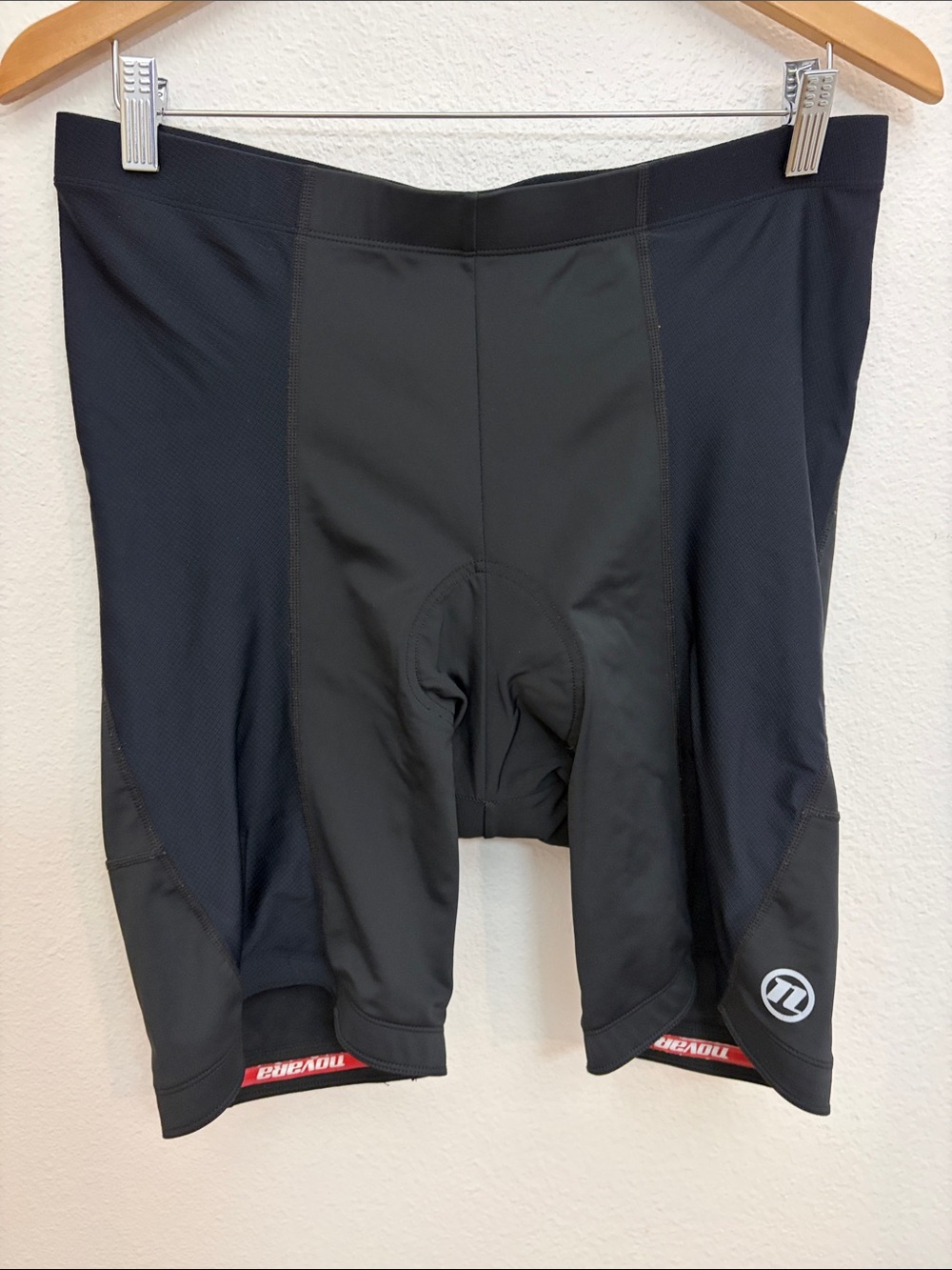 Novara Black Cycling Padded Athletic Shorts